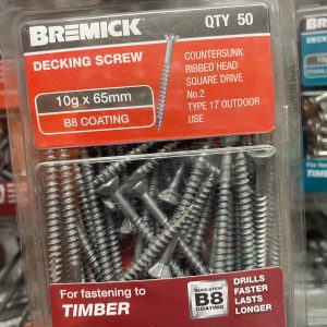 Decking screw B8 coating