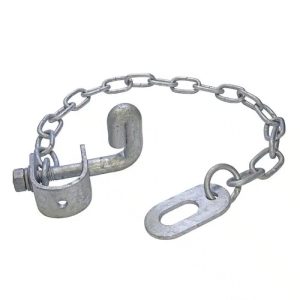 Rotech 25NB Bolt-On 500mm Chain Oval Ring Latch