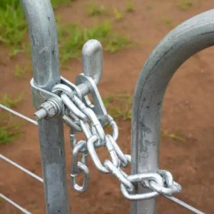 Rotech 25NB Bolt-On 500mm Chain Oval Ring Latch