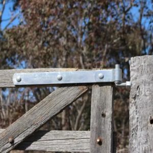 Rotech Heavy Duty 450mm Timber Gate Strap And Gudgeon Hinge Kit