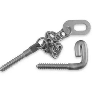 Rotech Screw-In 350mm Chain Oval Ring Latch