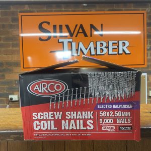 AIRCO Electro Gal Coil Nails 56x2.500 (9000Qty)